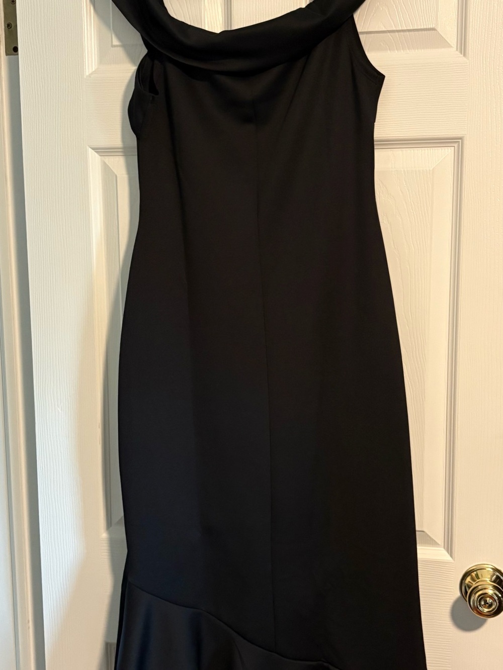 VENUS Black Cowl Neck Maxi Dress